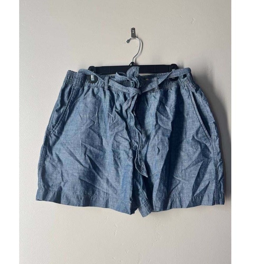 Polo Ralph Lauren Chambray Shorts XL Euro Summer Casual Cottagecore Chic Boho